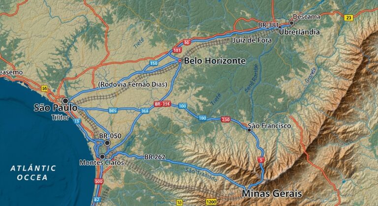 São Paulo e Minas Gerais